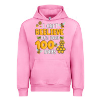 Fuchsia Pink i cant beelieve its been 100 days Urban Hoodie - MaliasSmallBusiness