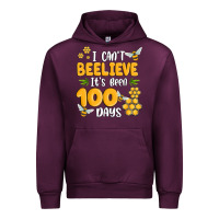 Mauve Wine i cant beelieve its been 100 days Urban Hoodie - MaliasSmallBusiness
