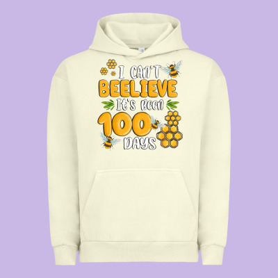 I Cant Beelieve Its Been 100 Days Urban Hoodie Designed By Maliassmallbusiness