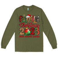 Army Green family christmas 2023 making memories together Long Sleeve Tee - MaliasSmallBusiness