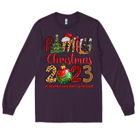 Plum family christmas 2023 making memories together Long Sleeve Tee - MaliasSmallBusiness