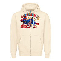 Sandshell Amerisaurus rex Zipper Hoodie - texasbilliewilder