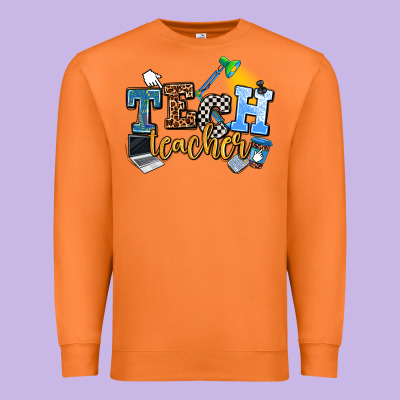 Tech Teacher Premium Sweatshirt Designed By Adodesignshop