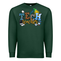 Sports Green tech teacher Premium Sweatshirt - AdoDesignShop
