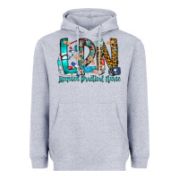Heather Grey lpn Heavyweight Hoodie - CowhideDigitalArt