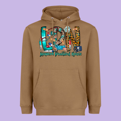 Lpn Heavyweight Hoodie Designed By Cowhidedigitalart