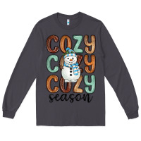 Smoke cozy season snowman Long Sleeve Tee - MaliasSmallBusiness