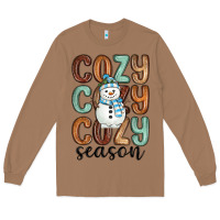 Toasted Coconut cozy season snowman Long Sleeve Tee - MaliasSmallBusiness