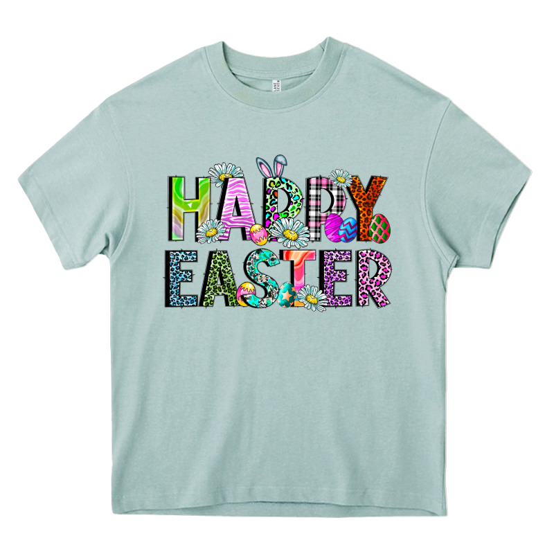 Happy Easter Heavy Core Tee by CowhideDigitalArt | Teevron
