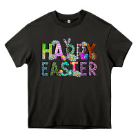 Asphalt Happy Easter Heavy Core Tee - CowhideDigitalArt
