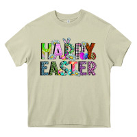 Mossy Happy Easter Heavy Core Tee - CowhideDigitalArt