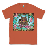 Copper Mama bear haunting fish floral Classic Tee - RanaPortraitStore