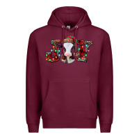 Burgundy joy baby cow christmas Premium Hoodie - Jasminsmagicworld