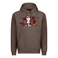 Coffee joy baby cow christmas Premium Hoodie - Jasminsmagicworld