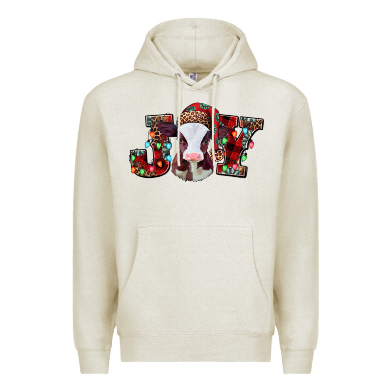 Joy Baby Cow Christmas Premium Hoodie by Jasminsmagicworld | Teevron