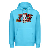 Ocean Blue joy baby cow christmas Premium Hoodie - Jasminsmagicworld