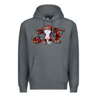 Rock joy baby cow christmas Premium Hoodie - Jasminsmagicworld