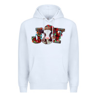 White joy baby cow christmas Premium Hoodie - Jasminsmagicworld
