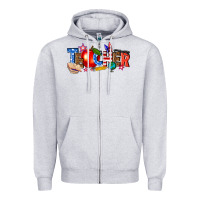 American Teacher Zipper Hoodie | Teevron