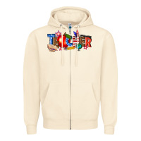 Sandshell American teacher Zipper Hoodie - texasbilliewilder
