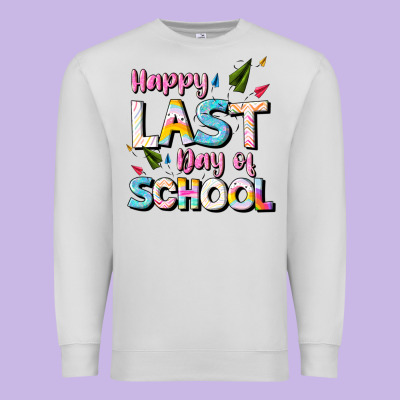 Happy Last Day Of School Premium Sweatshirt Designed By Jahusdesignshop