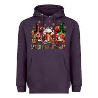 Plum merry christmas buffalo gnomies Heavyweight Hoodie - FaDigitalArtStudio