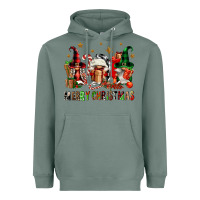 Sage merry christmas buffalo gnomies Heavyweight Hoodie - FaDigitalArtStudio