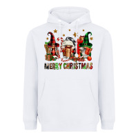 White merry christmas buffalo gnomies Heavyweight Hoodie - FaDigitalArtStudio