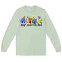 Matcha autism accept understand love Long Sleeve Tee - MaliasSmallBusiness