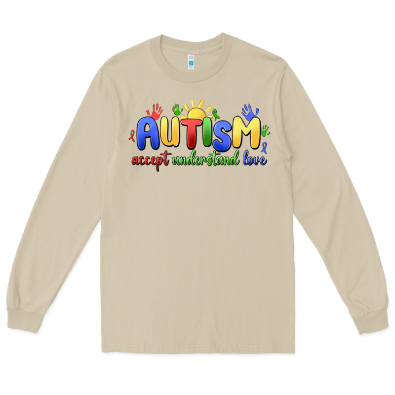 Autism Accept Understand Love Long Sleeve Tee by MaliasSmallBusiness | Teevron