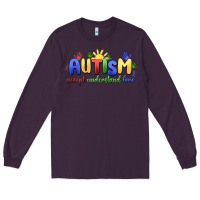 Plum autism accept understand love Long Sleeve Tee - MaliasSmallBusiness