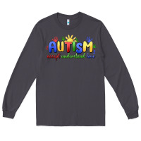 Smoke autism accept understand love Long Sleeve Tee - MaliasSmallBusiness
