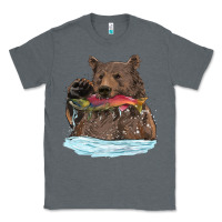 Charcoal Heather mama bear haunting fish Classic Tee - RanaPortraitStore