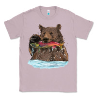 Lilac mama bear haunting fish Classic Tee - RanaPortraitStore