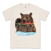 Natural mama bear haunting fish Classic Tee - RanaPortraitStore