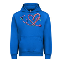 Cobalt nurse heart Urban Hoodie - MaliasSmallBusiness