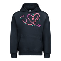 Navy nurse heart Urban Hoodie - MaliasSmallBusiness