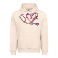 Sandshell nurse heart Urban Hoodie - MaliasSmallBusiness