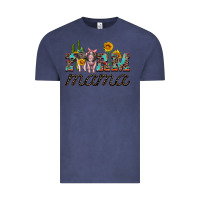 Vintage Denim farm mama with baby pigs Vintage Tee - Artiststas