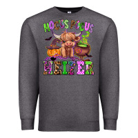 Charcoal Heather hocus pocus heifer Premium Sweatshirt - AdoDesignShop