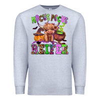 Heather Grey hocus pocus heifer Premium Sweatshirt - AdoDesignShop