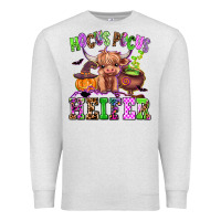 Oatmeal Heather hocus pocus heifer Premium Sweatshirt - AdoDesignShop