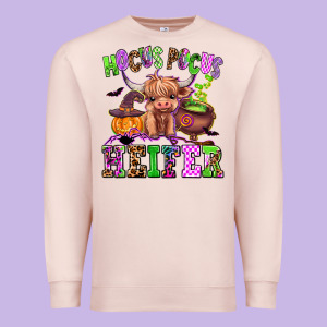 Hocus Pocus Heifer Premium Sweatshirt Designed By Adodesignshop