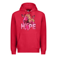 Cardinal hope cancer nails Premium Hoodie - NancyCooperArtShop