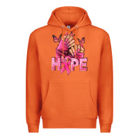 Carrot hope cancer nails Premium Hoodie - NancyCooperArtShop