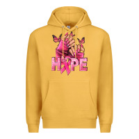 Mustard hope cancer nails Premium Hoodie - NancyCooperArtShop