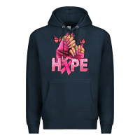 Navy hope cancer nails Premium Hoodie - NancyCooperArtShop