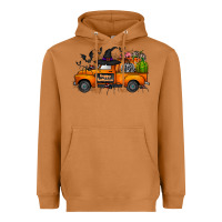 Meerkat happy halloween truck Heavyweight Hoodie - CowhideDigitalArt