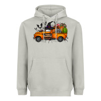 Moon Dust happy halloween truck Heavyweight Hoodie - CowhideDigitalArt