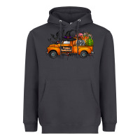 Smoke happy halloween truck Heavyweight Hoodie - CowhideDigitalArt